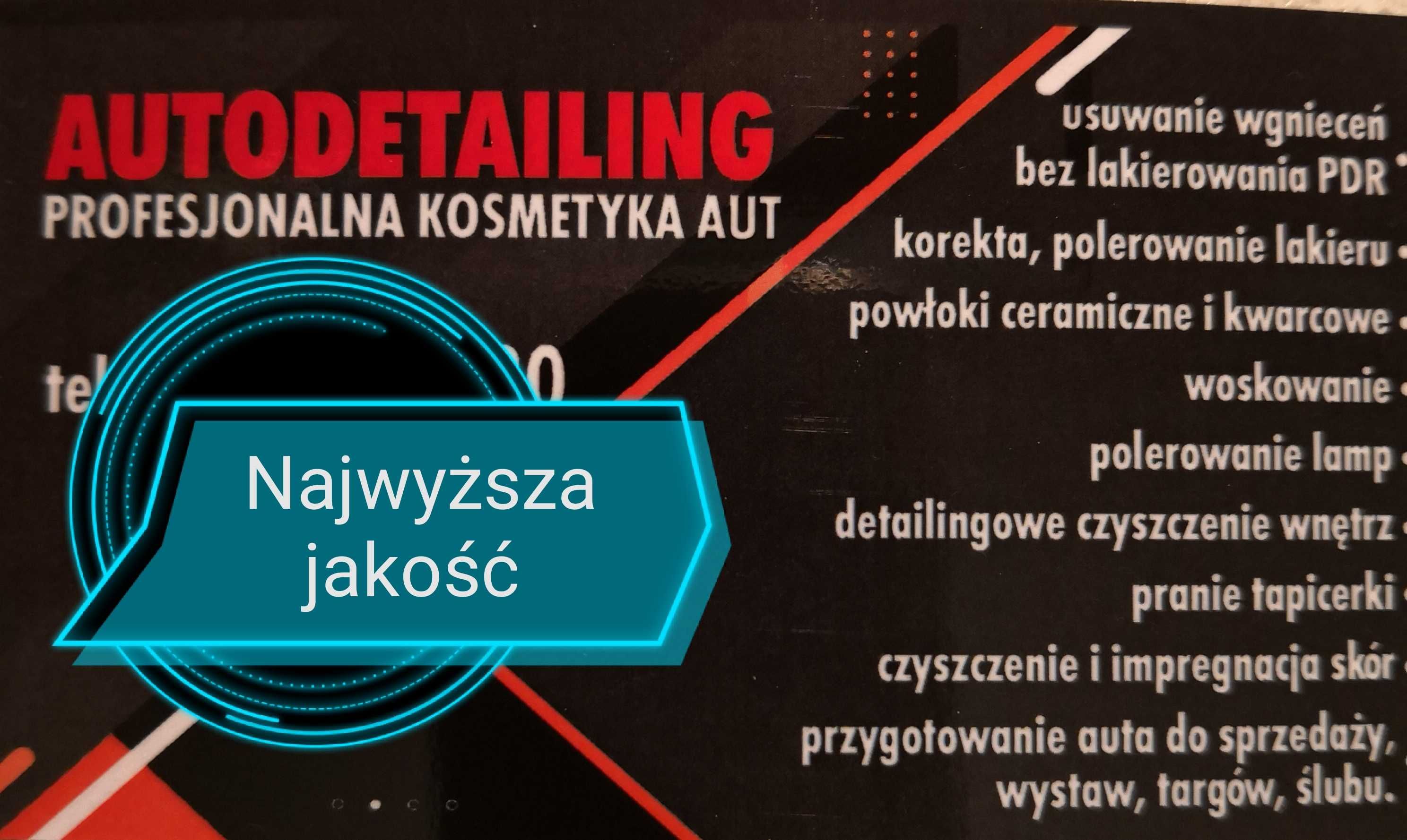 Usuwanie wgnieceń PDR, Wyciąganie wgniotek, Polerowanie, Autodetailing