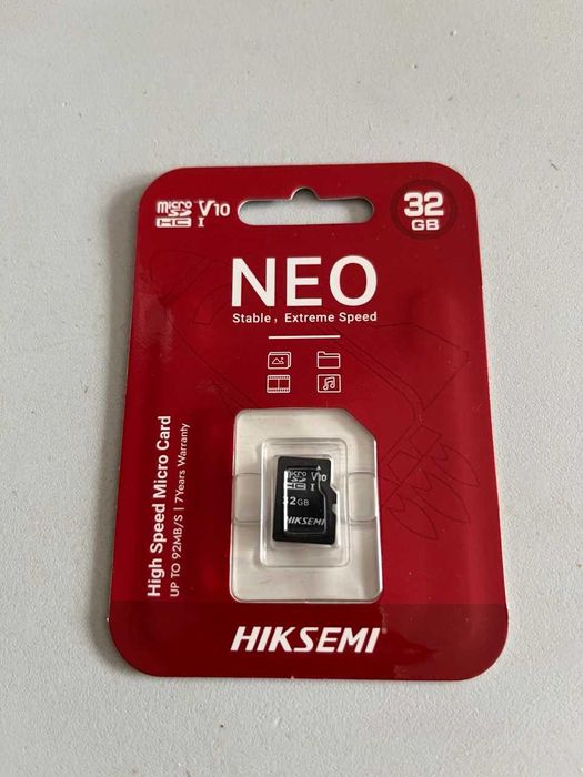 Karta pamięci microsd 32GB Hiksemi NEO nowa 92/15 MB/s Class 10 TLC