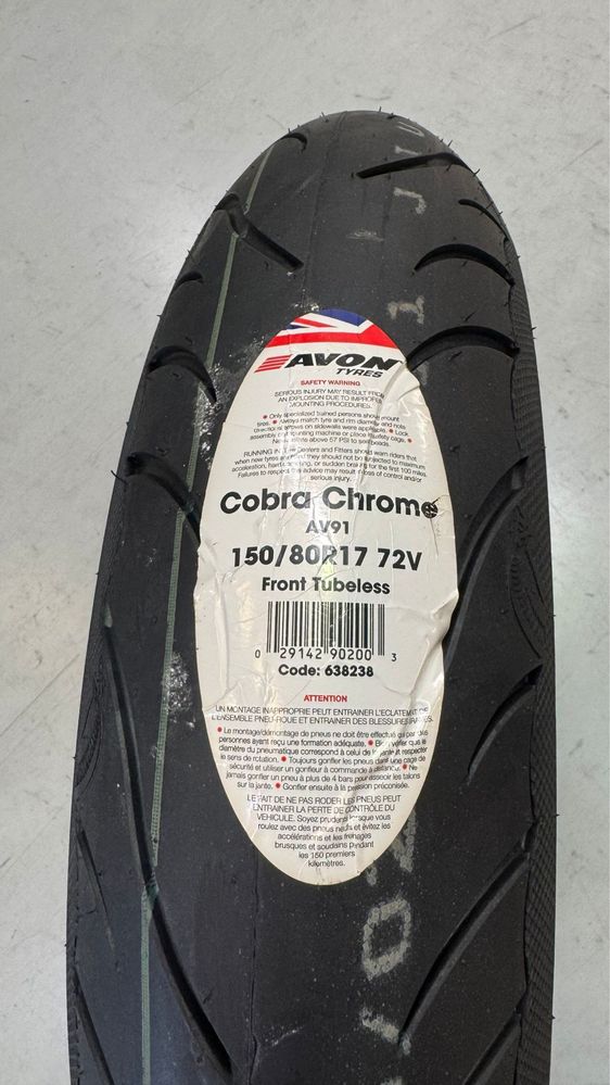 Pneu AVON CHROME 150/80/R17 NOVO