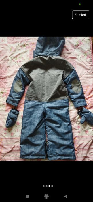 Kombinezon zimowy 104/110 wodoszczelność 18000 lepszy niż Reima