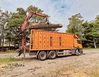 Odbiór galezi karp drewna trawy lisci wywoz transport
