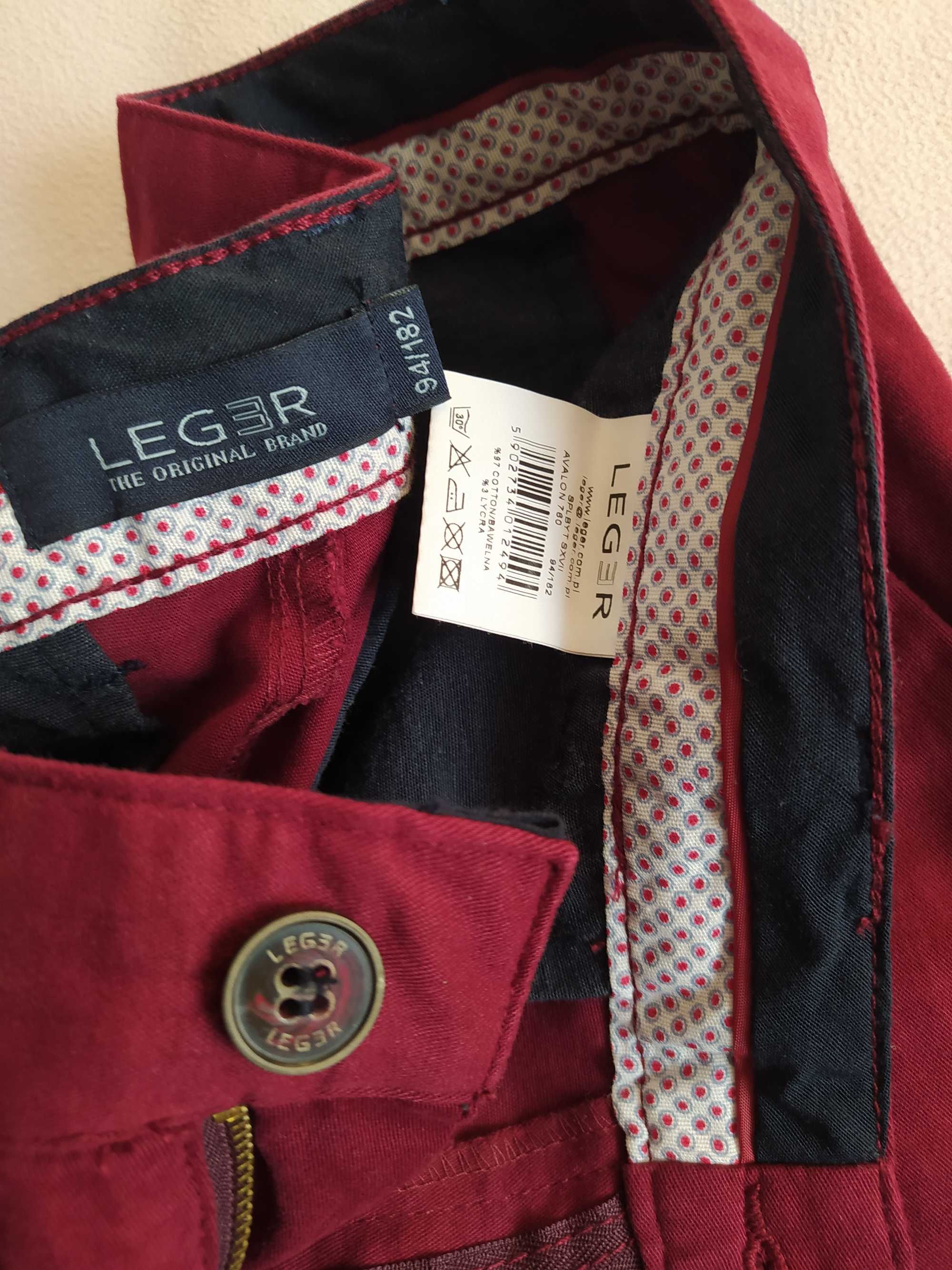 Spodnie r. XL Leger Brand bawełniane