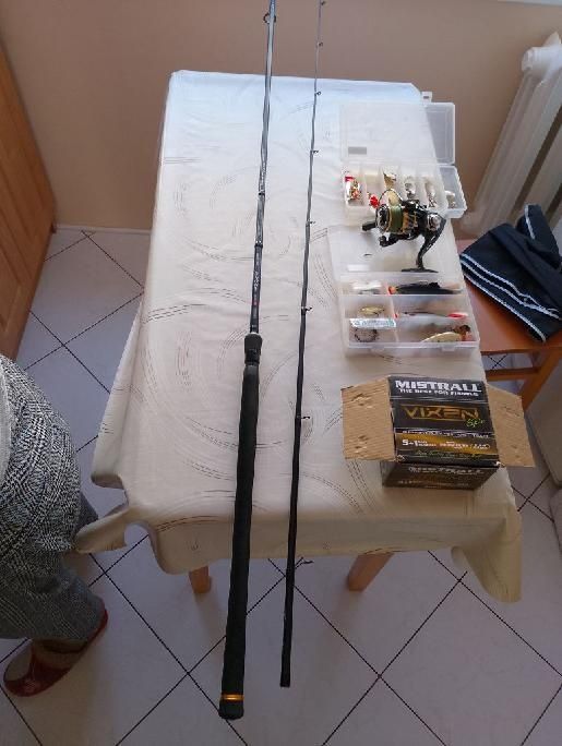 Wędka spinningowa Dragon 290cm z kołowrotkiem Mistral