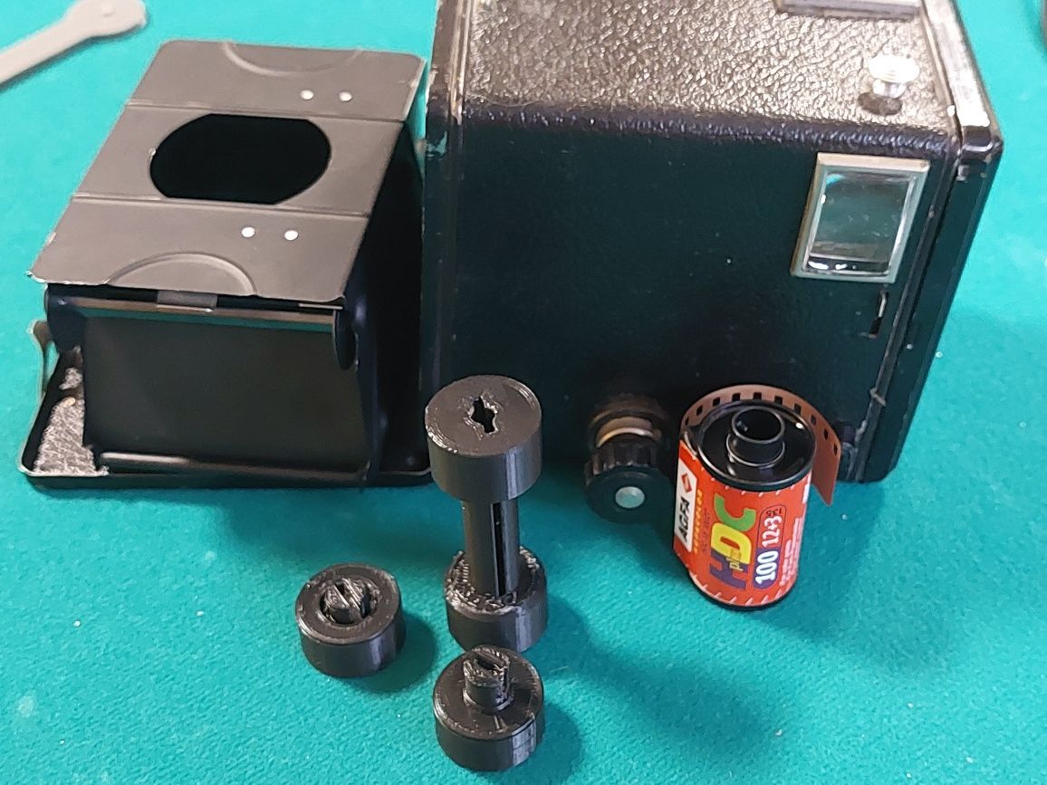 Adaptador filme 35mm para máquinas foto antigas formato 620 e 120