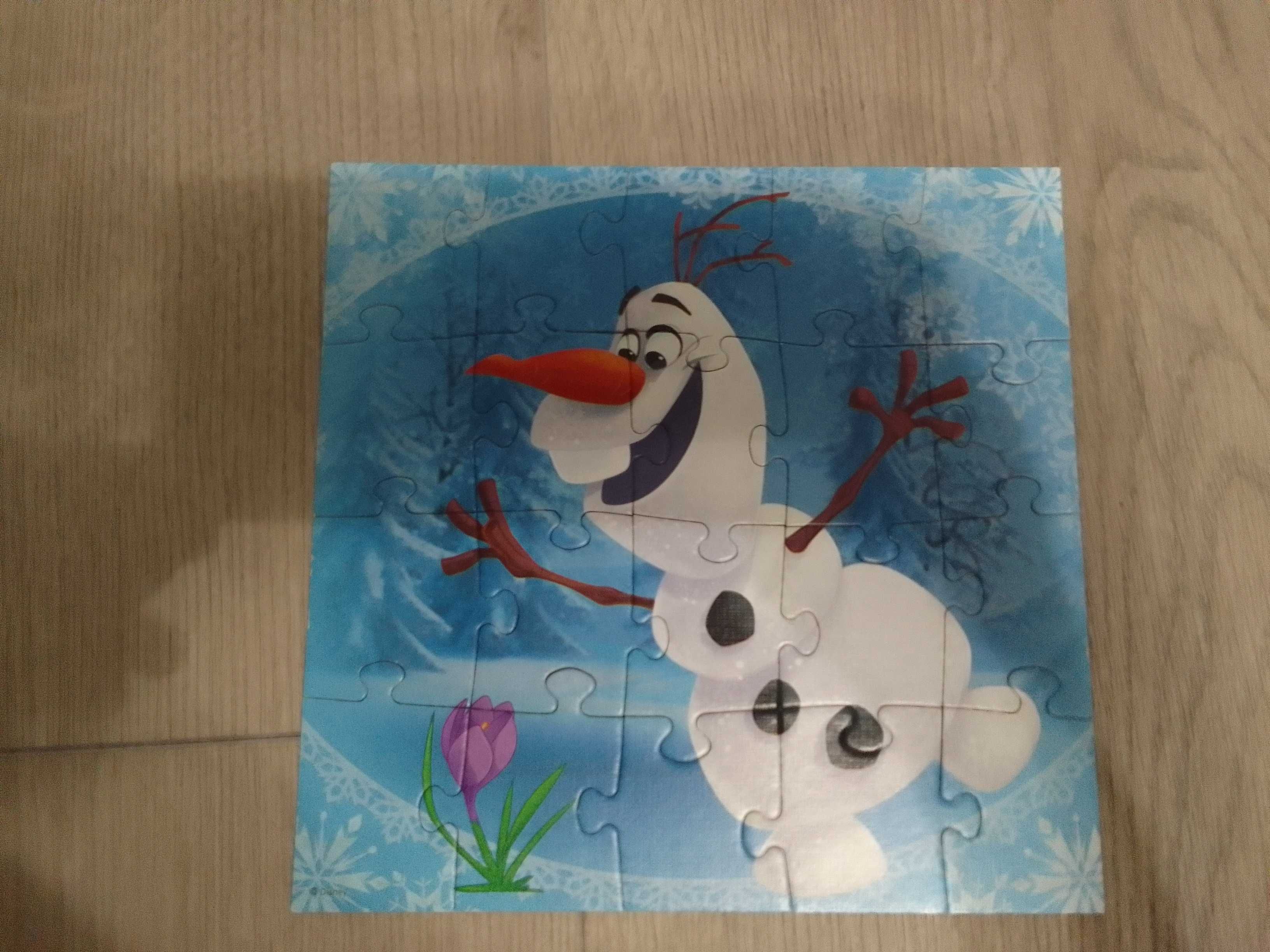 Puzzle 3 w 1 trefl kraina lodu