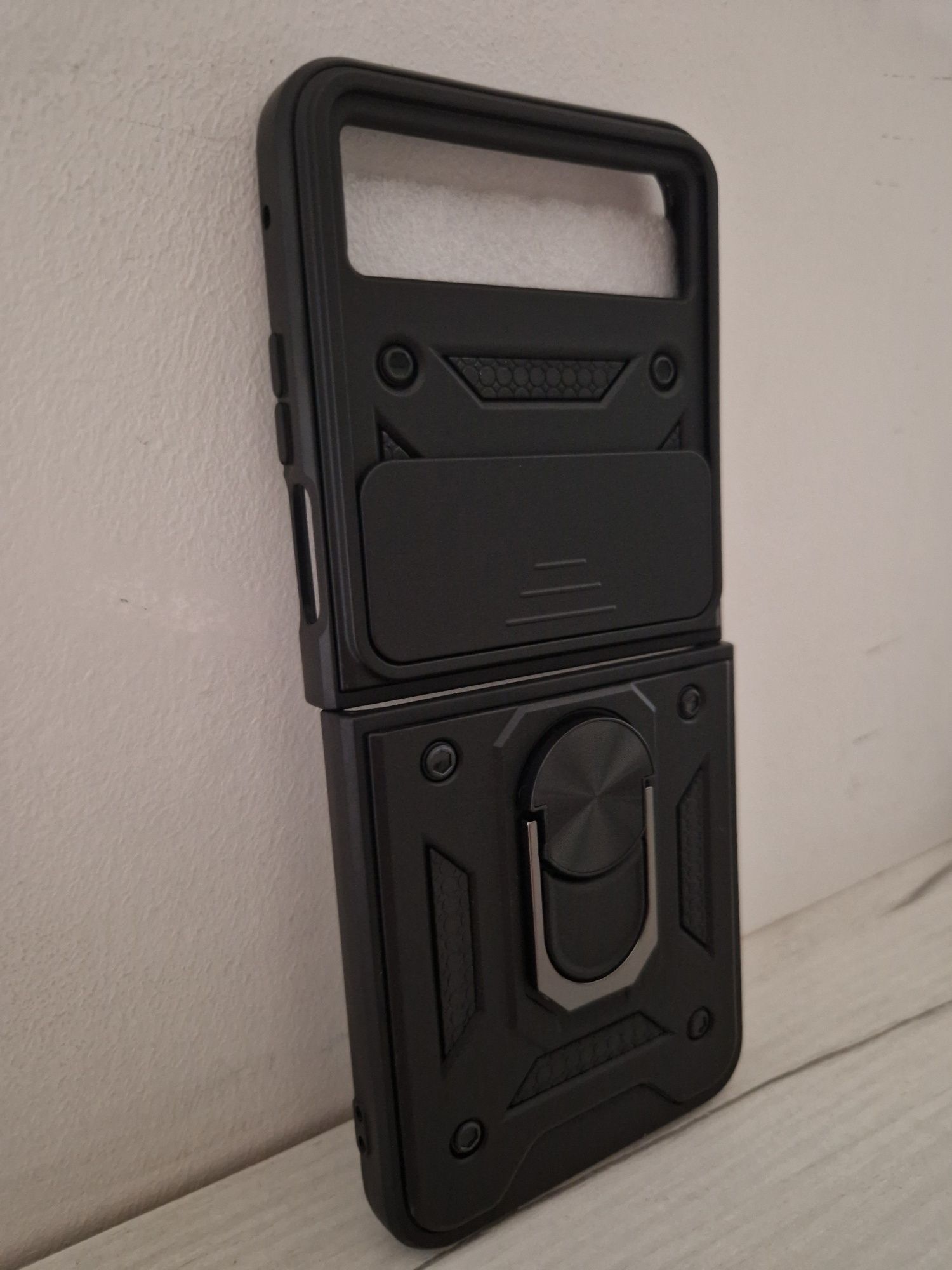 Slide Camera Armor Case do Motorola Razr 40 5G Czarny