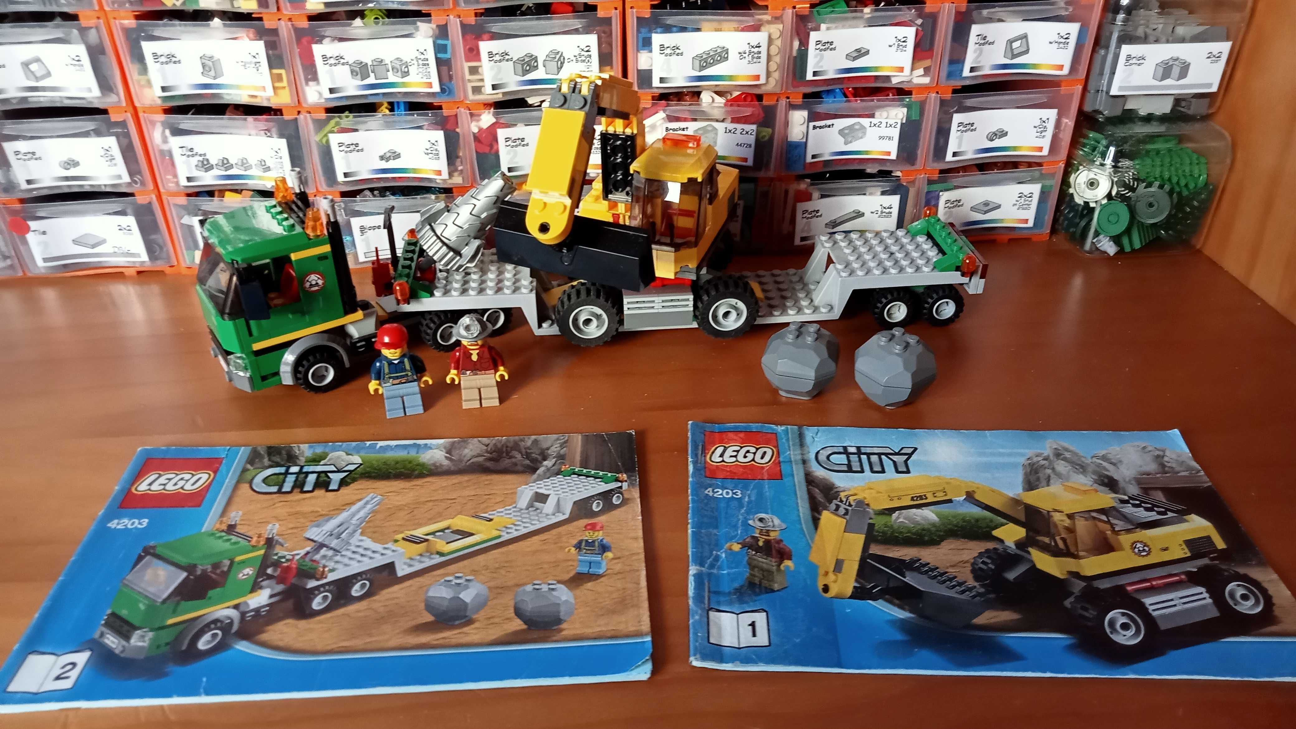 Lego city 4203 Excavator Transport