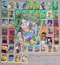 LEGO monecraft zestaw 69 kart kolekcjonerskich (SERIA 1)