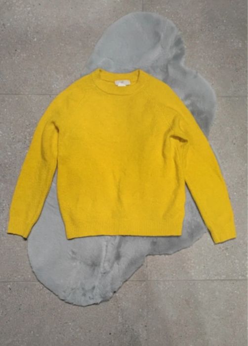 Żółty sweter H&M rozmiar S