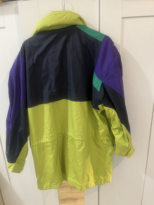 Vintage kurtka zimowa Sergio Tacchinii xxl, retro 80’90’. Kolorowa