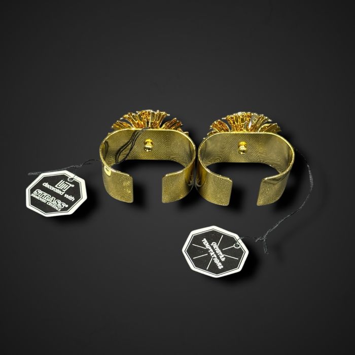 Obrączki do serwetek Crystal Temptations złocone Swarovski b5/11159