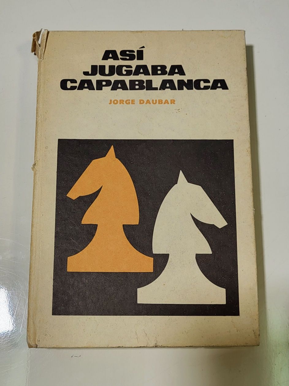 Así jugaba Capablanca - Jorge Daubar 1988 Kuba szachy 
JUGABA CAPABLAN