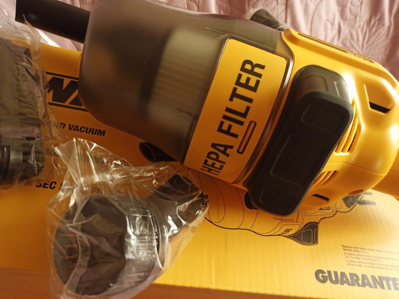 Пылесос аккумуляторный DEWALT DCV501 HB 20V