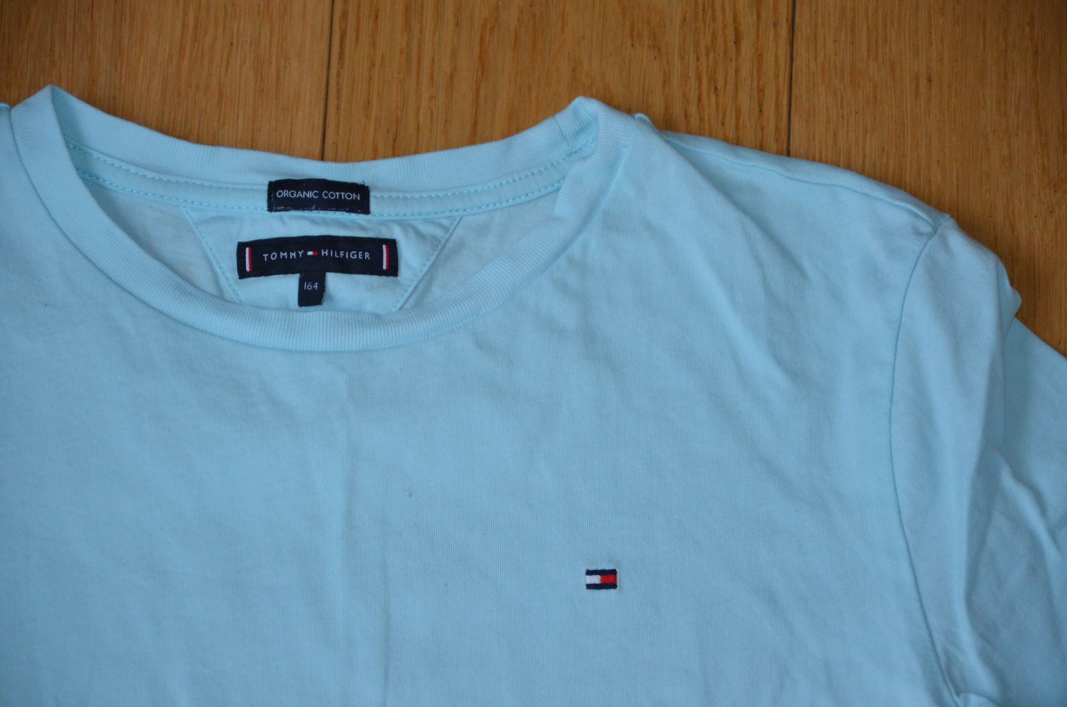 t-shirt Hilfiger Tommy r. 164 błękitny