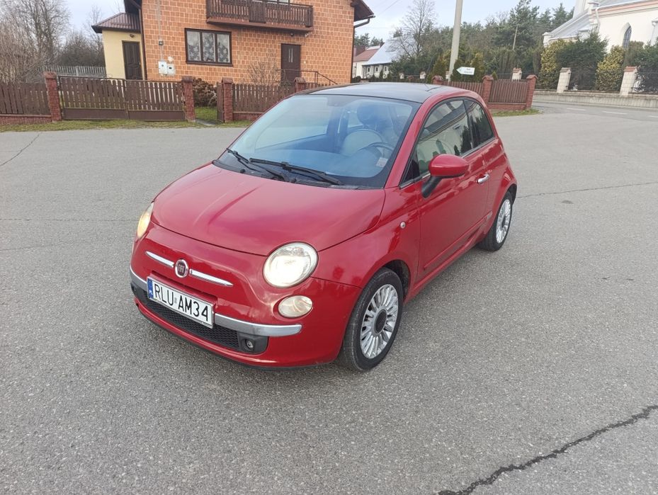 Fiat 500 179 tyś km*Panorama*25zl/100 km