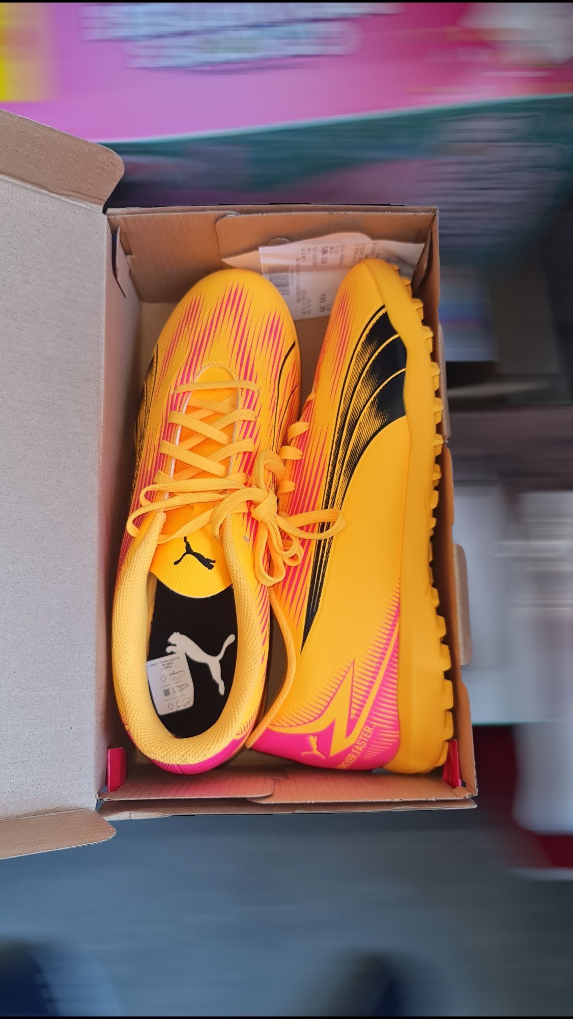 Turfy męskie buty piłkarskie Puma pomarańczowe Ultra Play TT 42,5