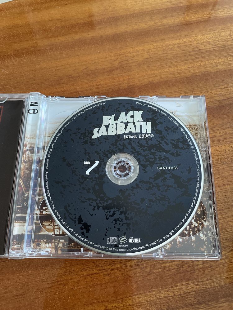 Black Sabbath Past Lives album 2CD