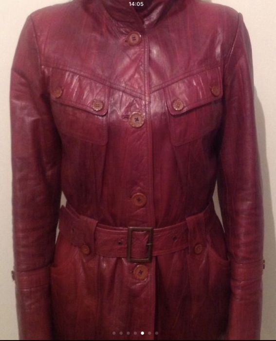 Куртка кожаная, пиджак. Размер 42