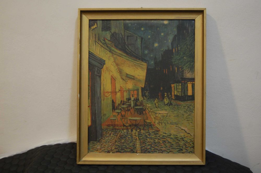 Obraz, plakat, reprodukcja Taras kawiarni w nocy - Vincet Van Gogh