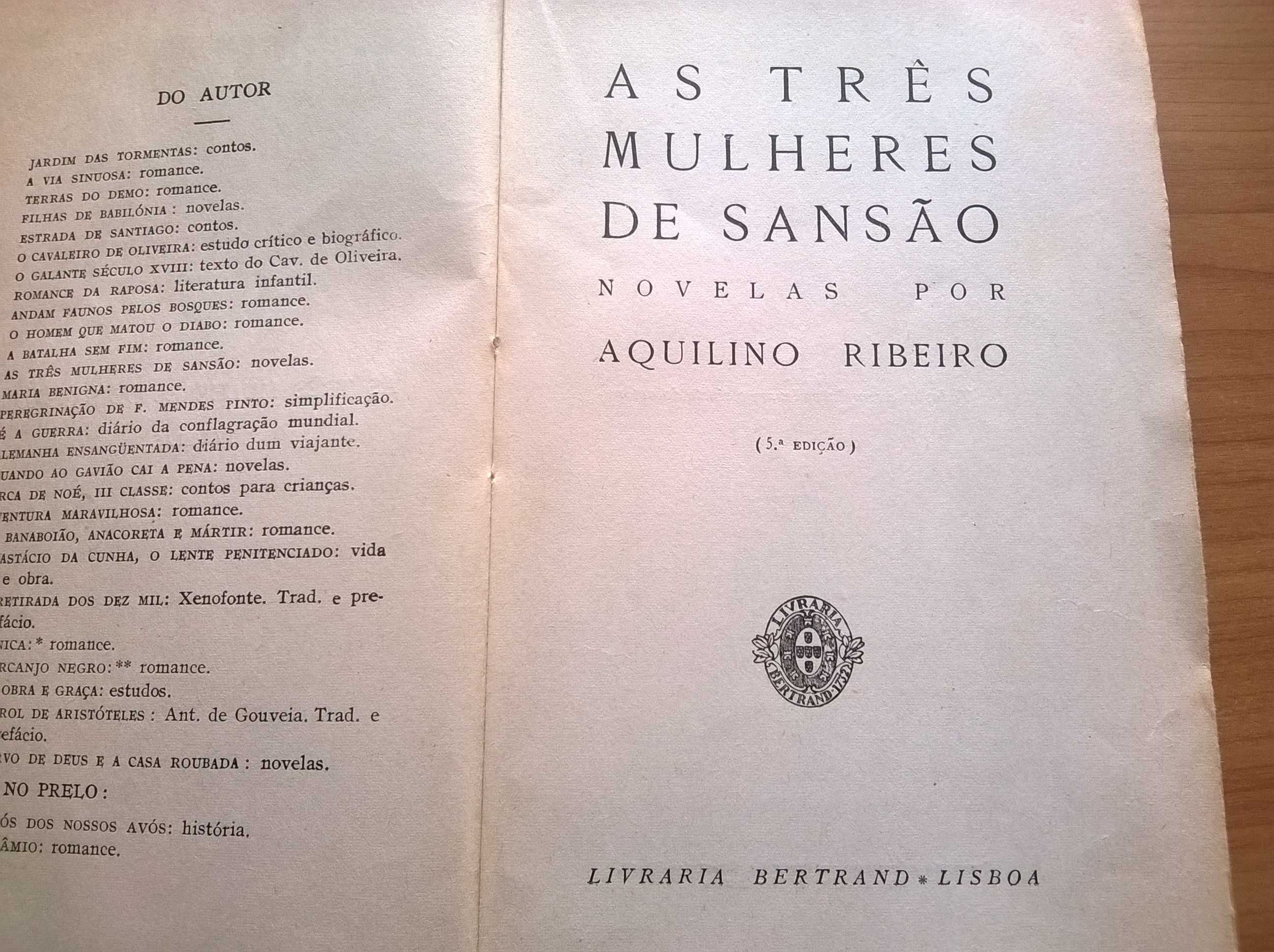 As Sete Mulheres de Sansão - Aquilino Ribeiro (portes grátis)