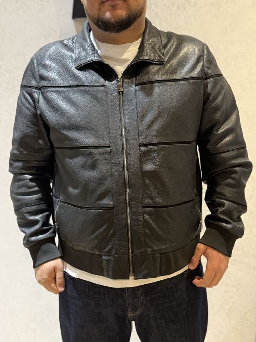 Кожана куртка чоловіча
