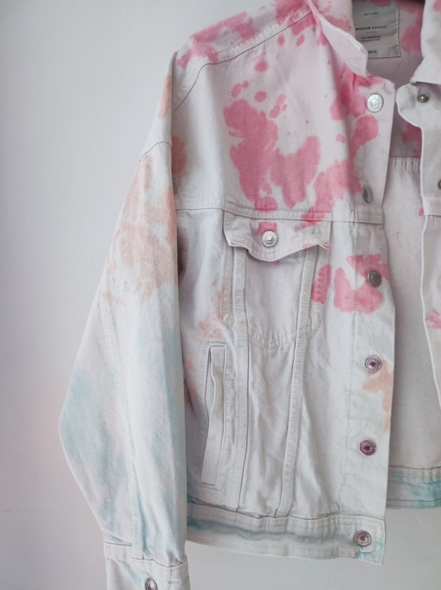 Kurtka katana jeansowa oversize