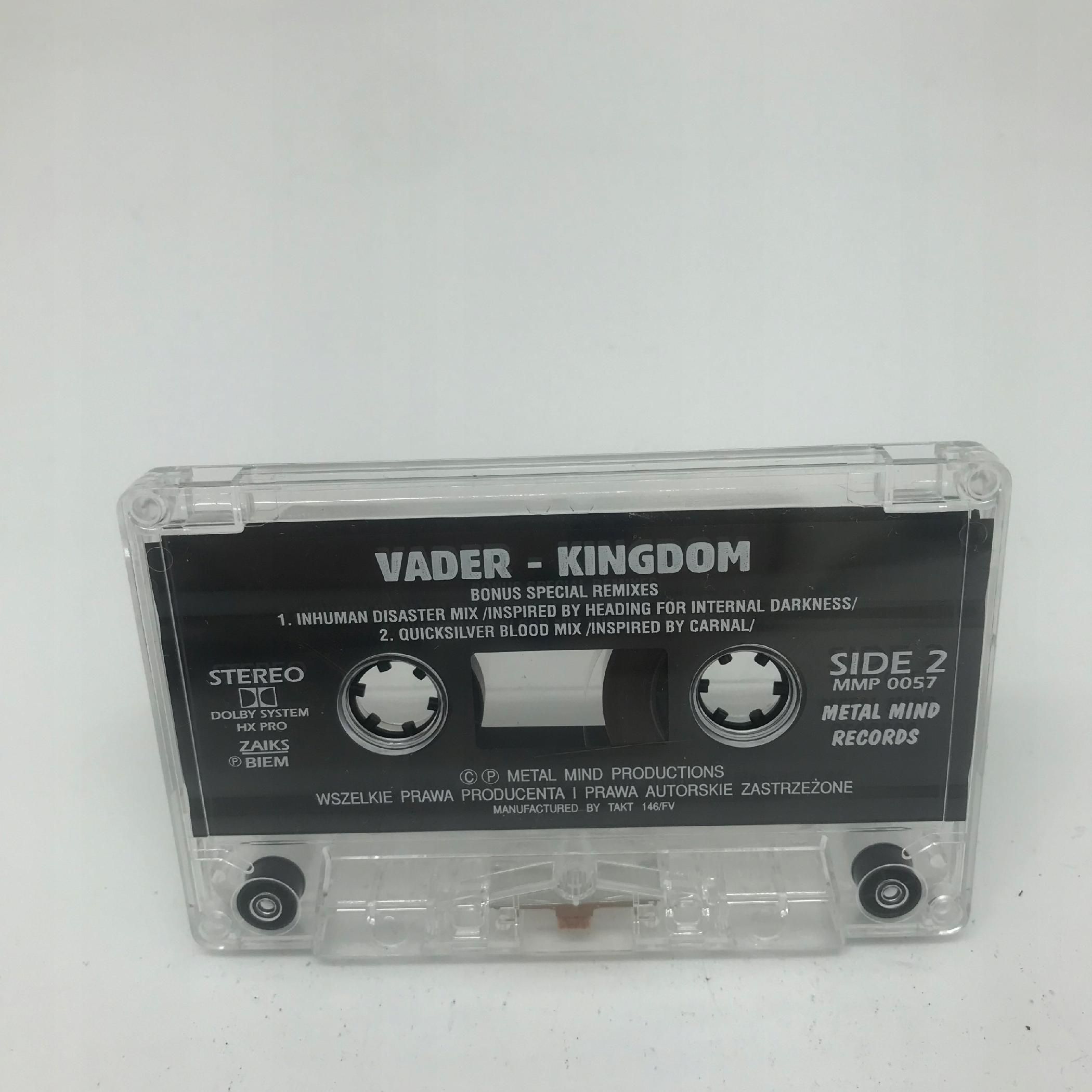 kaseta - vader - kingdom metal 1998