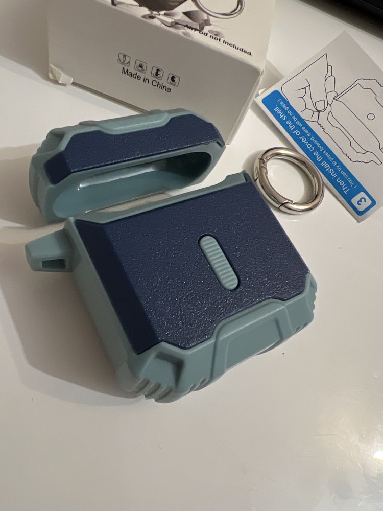 Etui pancerne do AirPods z kółeczkiem
