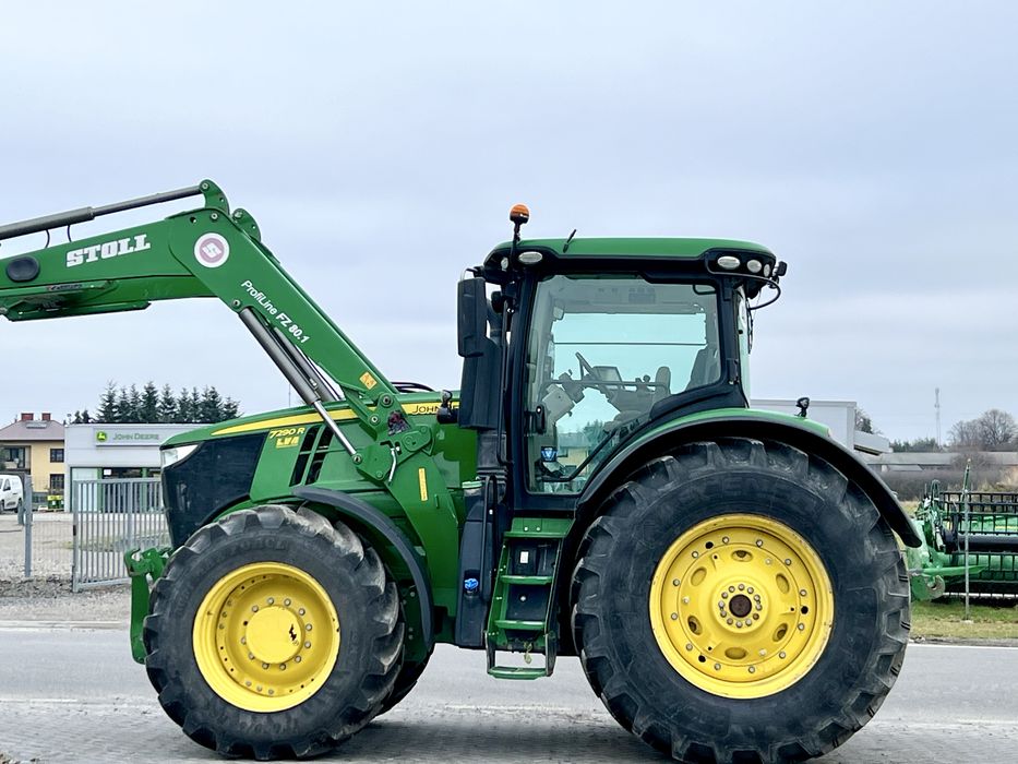 John Deere 7290R 9l 290KM Power Shift 2018r Pneumatyka Sprowadzony