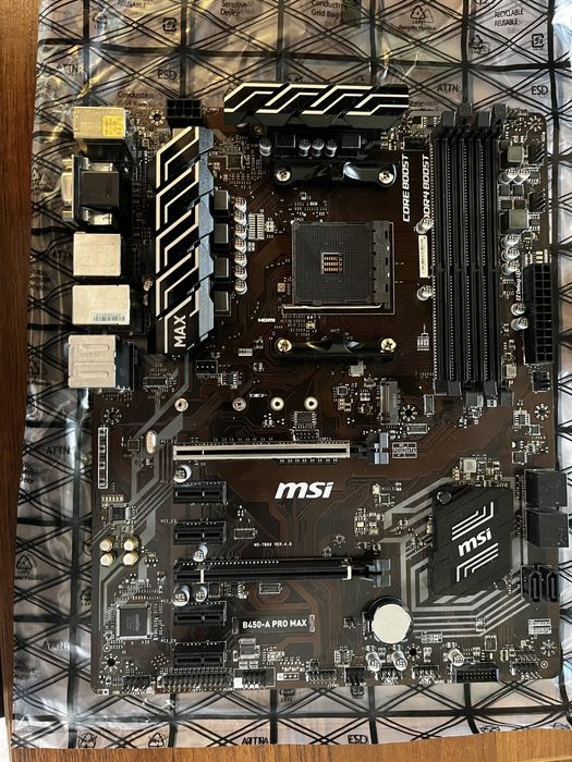 Płyta główna MSI B450 - A PRO MAX + Dysk 1TB Nvme