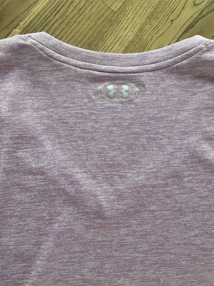Koszulka Under armour roz XL sportowa fioletowa