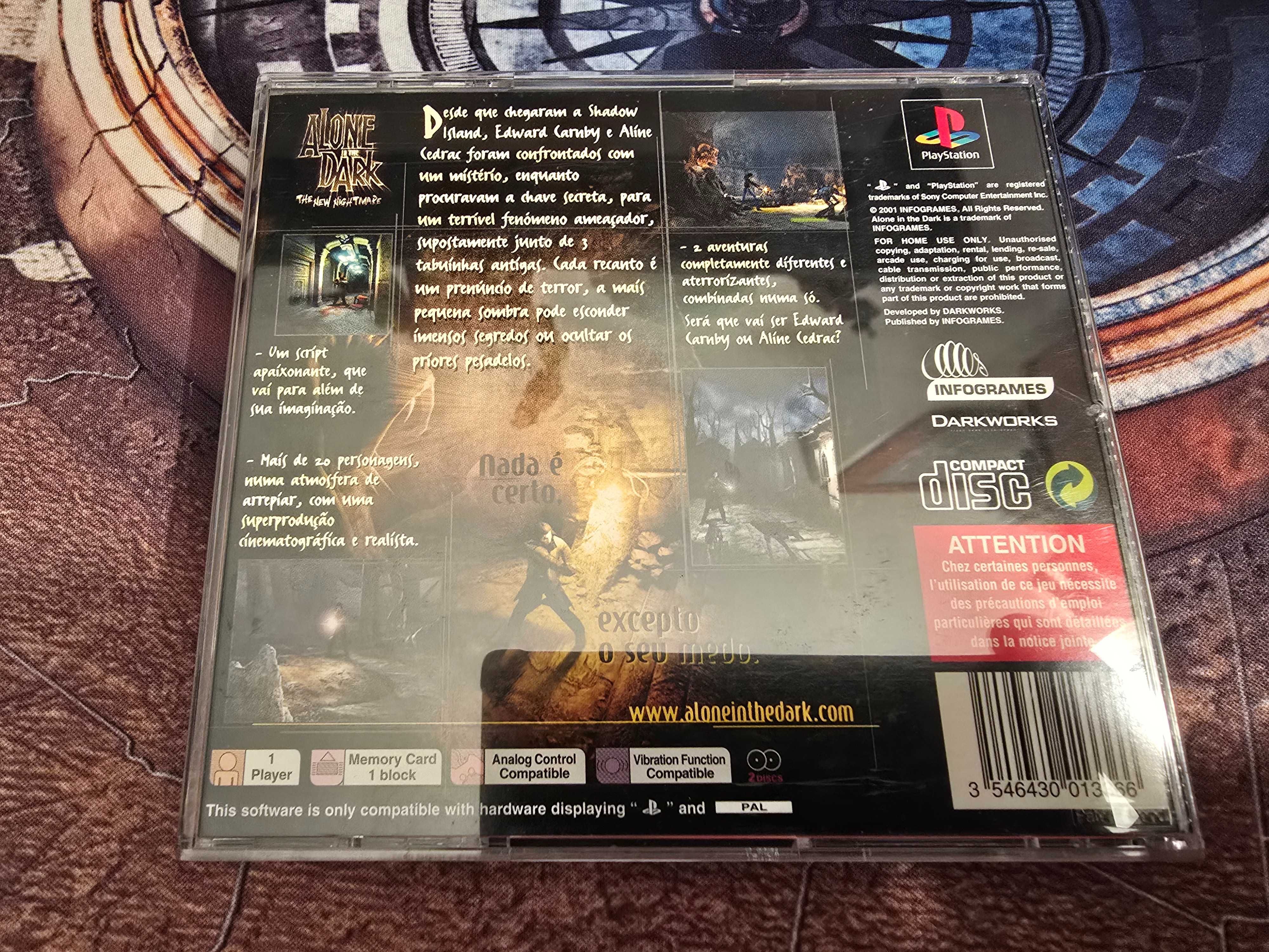 Playstation PS1 - Alone in the Dark: The New Nightmare