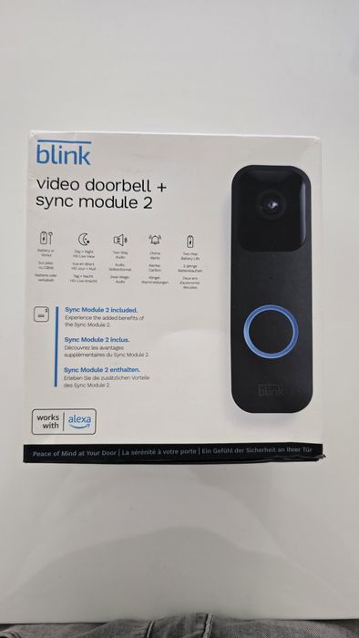 Campainha Alexa wifi Blink + módulo