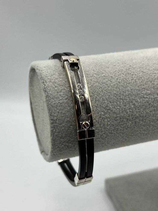 Bransoletka złota 18K z brylantami 22.47g