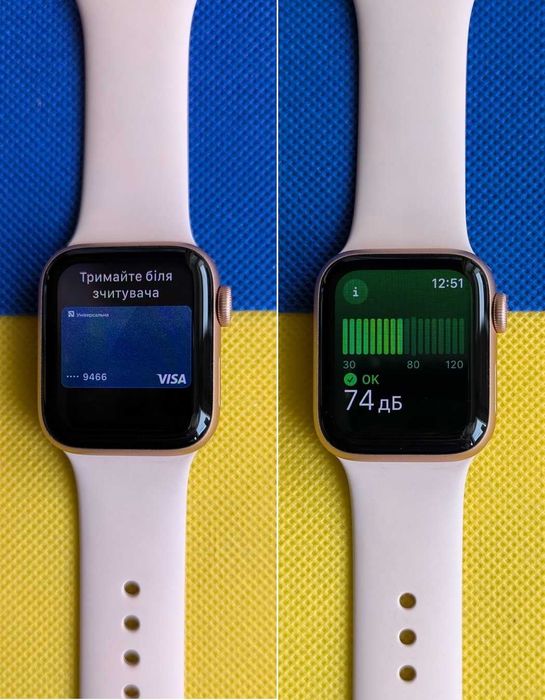 Гарний стан Магазин Apple Watch SE 40 Gold АКБ 99%  майже нові