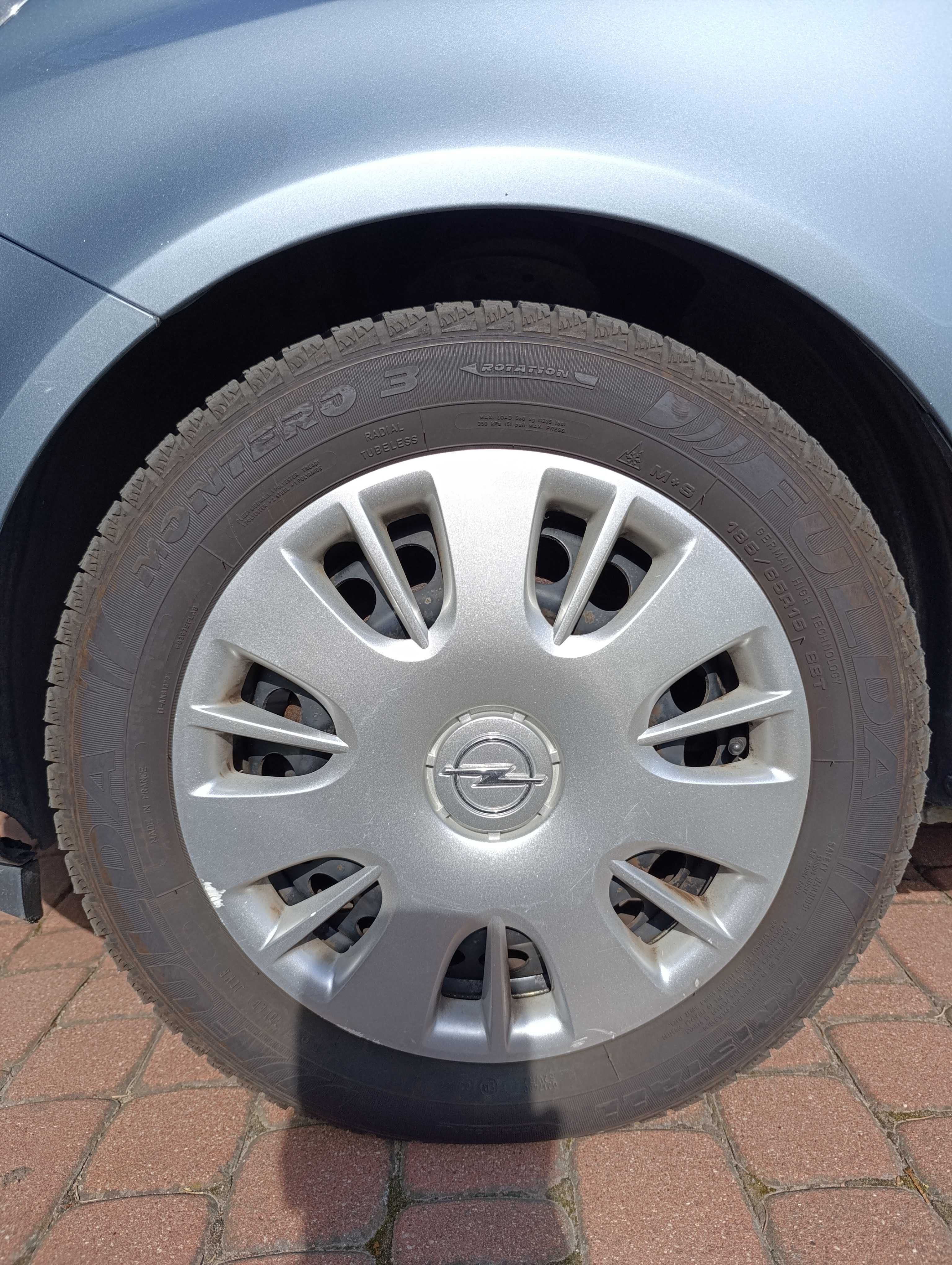 Koła 15'' (felga stalowa + opona 2023r) Opel Corsa D