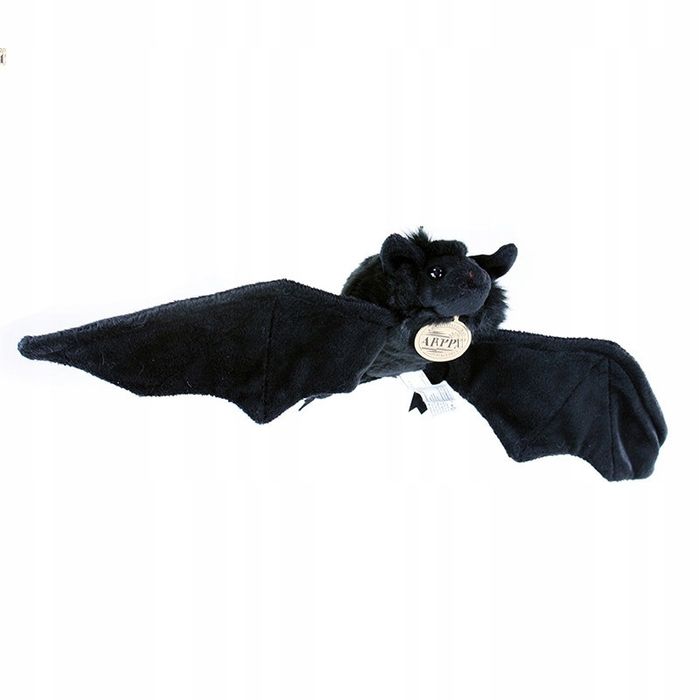 pluszowy NIETOPERZ pluszowa MASKOTKA czarny BAT pluszak realistyczny 5