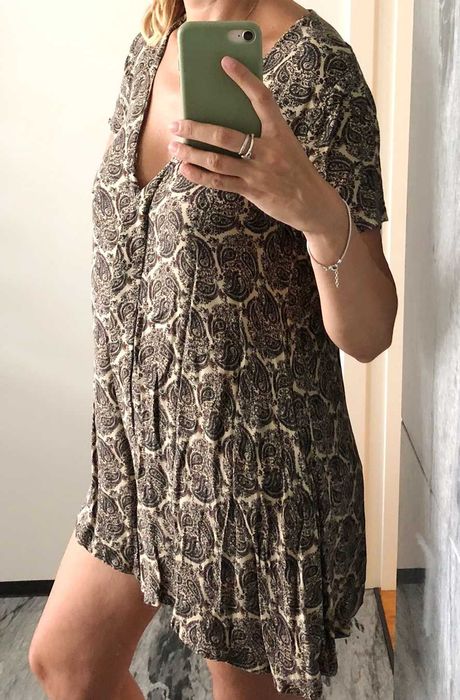 Macacão em algodão estampado da Zara