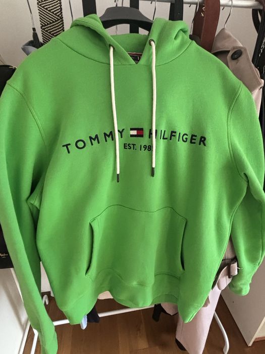 Чоловіче зелене худі TOMMY HILFIGER