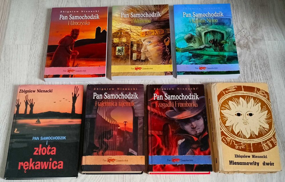 7x Nienacki Pan Samochodzik i tajemnica tajemnic Winnetou Kapitan Nemo