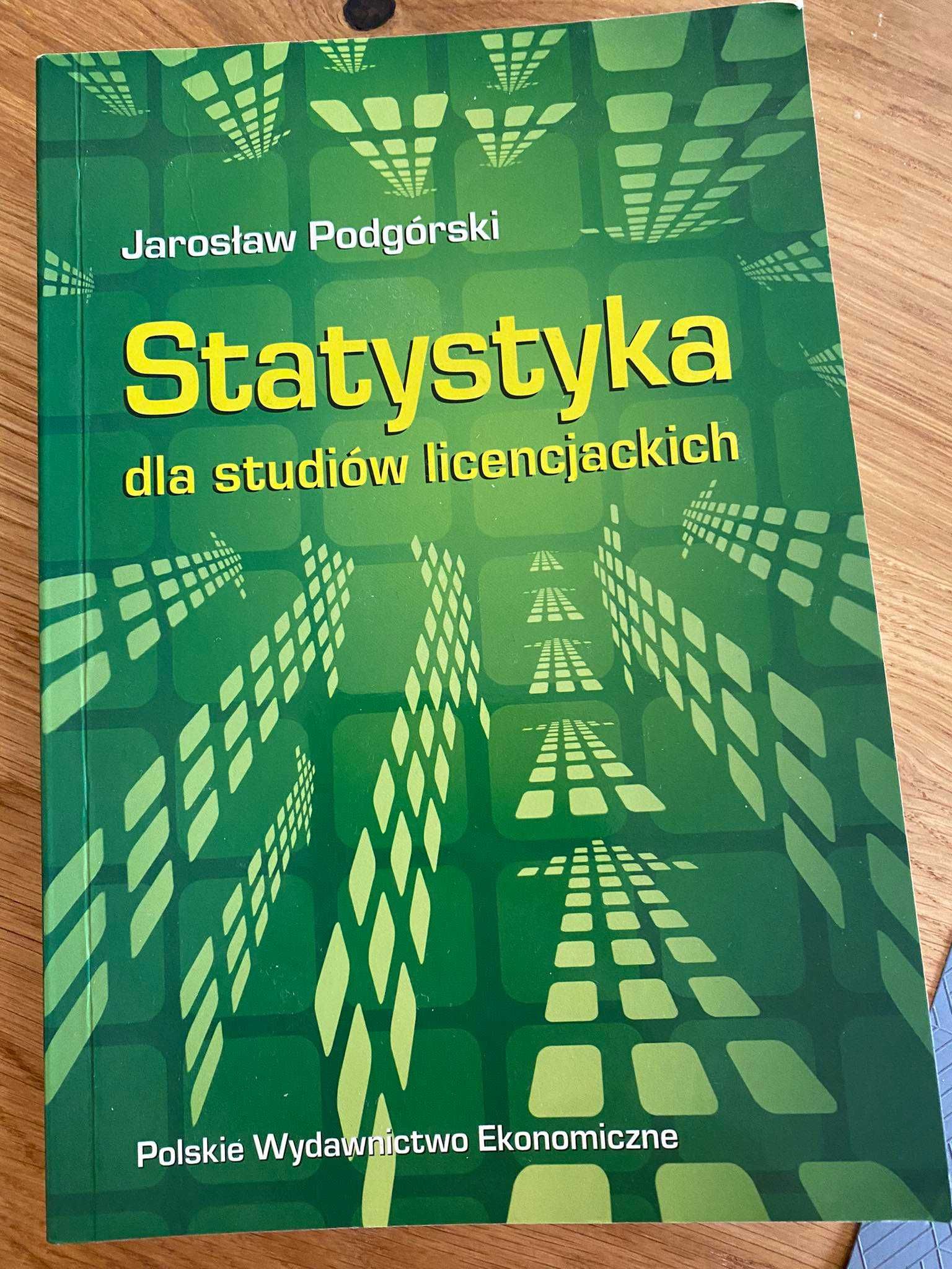 Statystyka dla studiów licencjackich Jarosław Podgórski