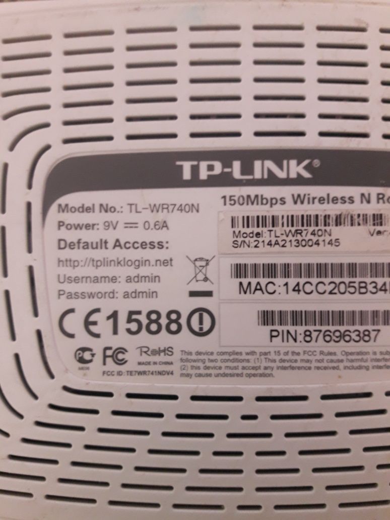 Wifi роутер tplink 740