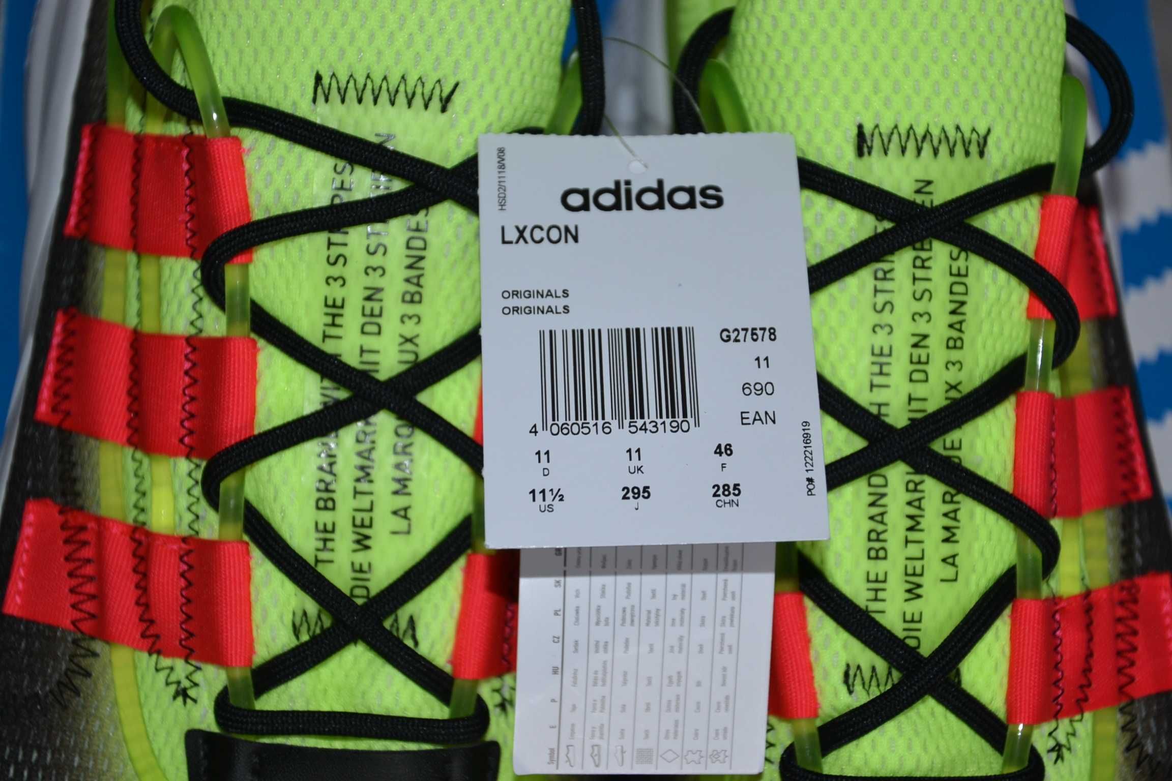 Nowe Buty Adidas LXCON AdiPRENE Eur 46 2/3 Męskie 100% Oryginalne