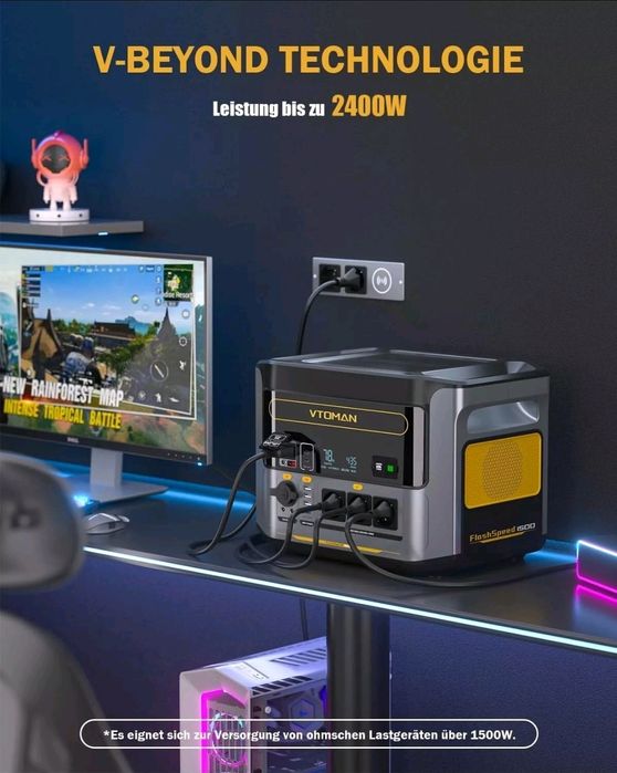 Портативна зарядна станція Vtoman FlashSpeed 1500