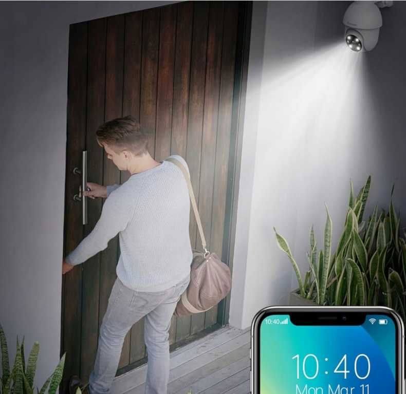 GALAYOU 2K Y4 Kamera zewnętrzna monitoring WiFi 360