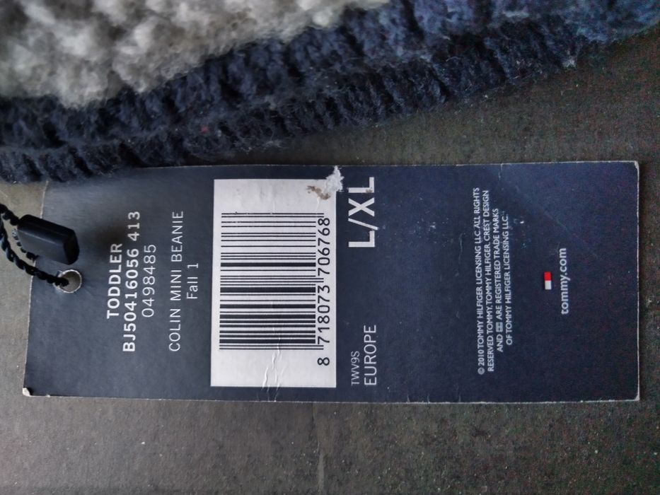 Czapka zimowa Hilfiger roz L/XL dziecieca