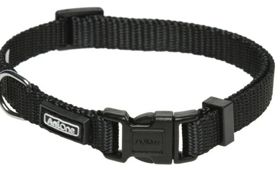 Obroża Anione S nylon czarna