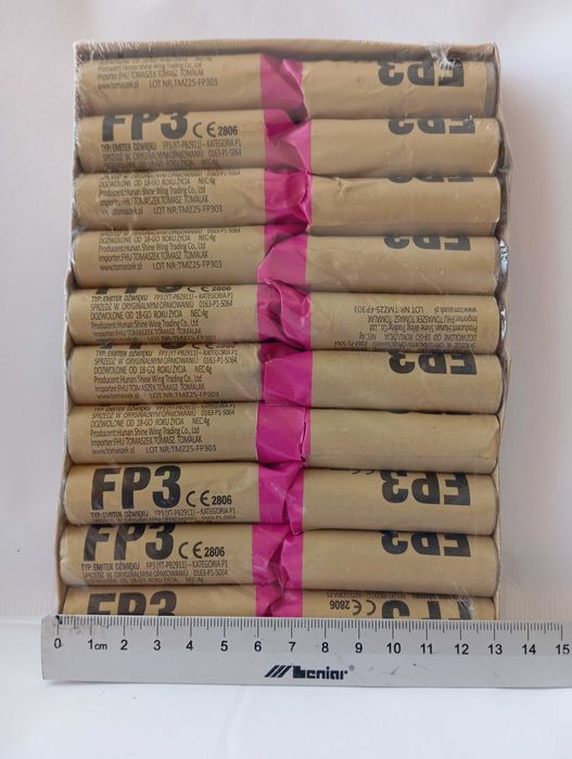 Emiter dźwięku odstraszacz dzikich zwierząt FP3 4g 20 sztuk.