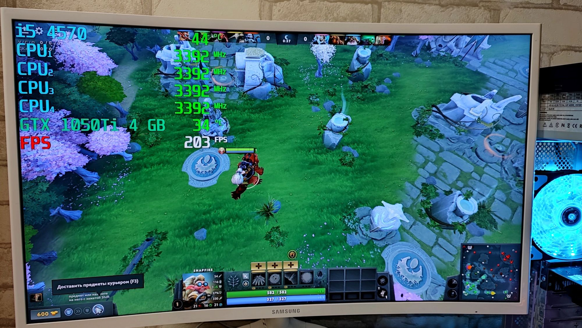 Игровой ПК GTX 1050Ti 4 gb CS2 GTA 5 WOT fortnite RUST dota2
