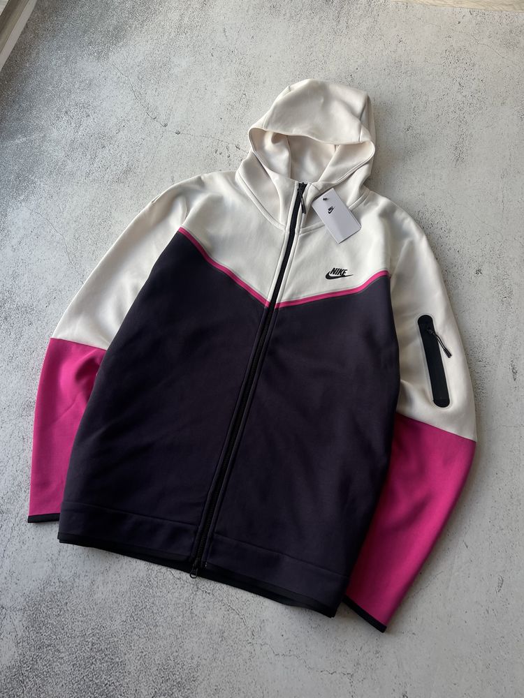 Худі Nike Tech Fleece Purple Pink Drill Trapstar Corteiz